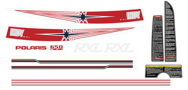 1990 Polaris RXL Decal Kit