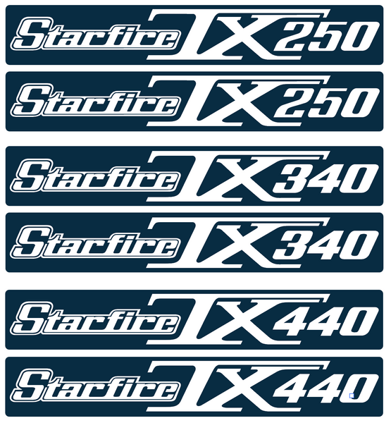1976 Polaris TX/Starfire Tunnel Decals