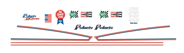 1974 Polaris Sno Pro Decal Set