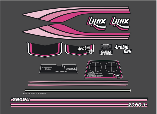 1979 Arctic Cat Lynx 2000t Decal Kit – The Sled Printer