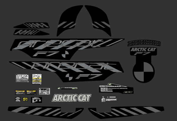 2004 F7 Firecat Arctic Cat Decal Kit