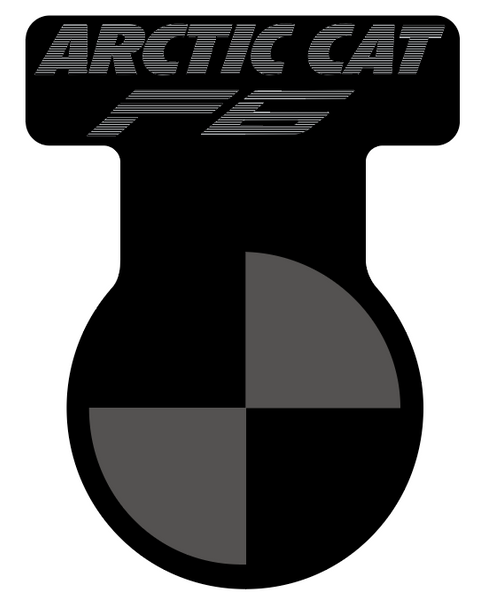 2004 F6 Firecat Arctic Cat F6 Front Decal