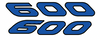 1995 Polaris XCR 600 Decals