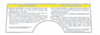 Polaris 1995 XCR 600 Caution Attention Decal