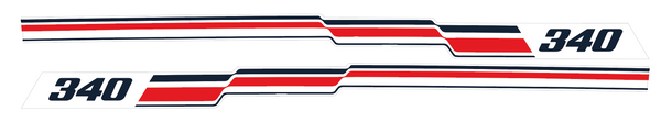1979 Polaris TX 340 Tunnel Decals