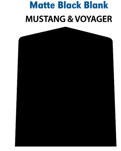 1971 Polaris Matte Black Top Of Hood Decal