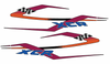 1995 Polaris XCR 600 Main Hood Decals
