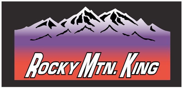 1998 Polaris RMK Rocky Mtn. King Tunnel Decal (Red / Purple)