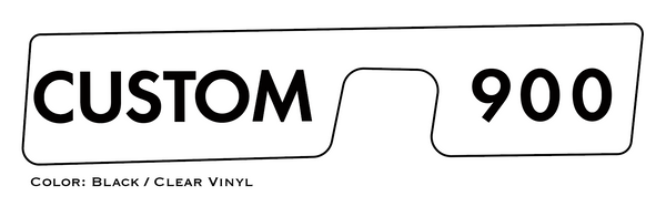 1966 Polaris Custom 900 Mustang Decal