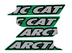 2003 Arctic Cat Sno Pro 440 Arctic Cat Hood Decals