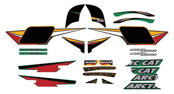 2003 Arctic Cat Sno Pro 440 Decal Kit