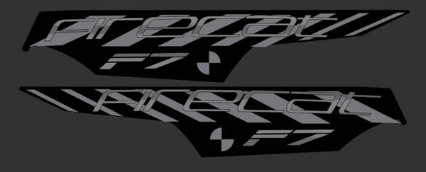 2004 F7 Firecat Arctic Cat Side Hood Decals