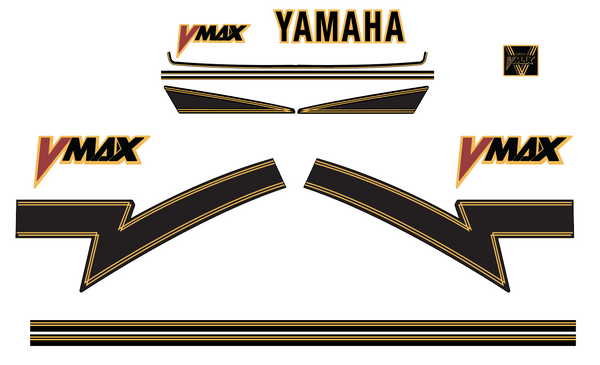Yamaha 1986 V-Max Hood Decals