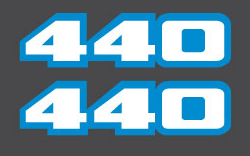 1973 Sno Jet Sabre Jet 440 Engine Decals