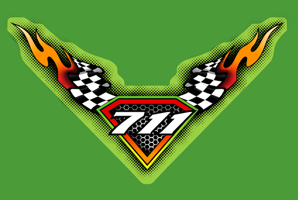 2002 Arctic Cat 711 Front Hood Decal