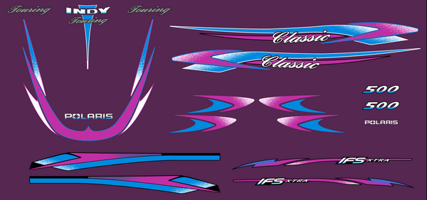1998 Polaris Indy 500 Classic Touring Decals
