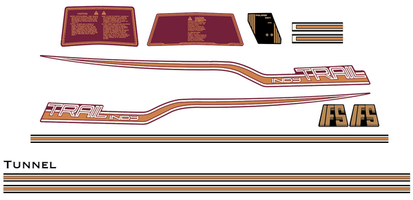 Polaris 1985 Indy Trail Decal Kit