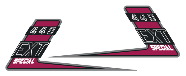 1971 Arctic Cat 440 EXT Special Hood Decals