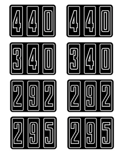1974 Arctic Cat Lynx I/II Engine Decals