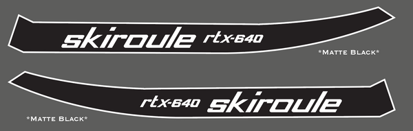 1970 Skiroule rtx-640 Hood Decals