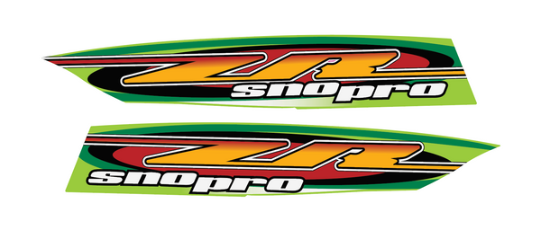2000 Arctic Cat SnoPro ZR Hood Decals