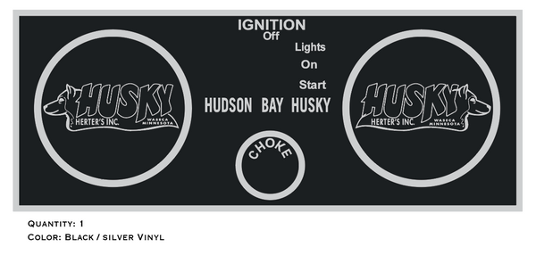 Herters Husky 1971 Dash Decal