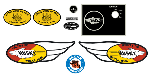 1971 Herthers Husky Decal Set