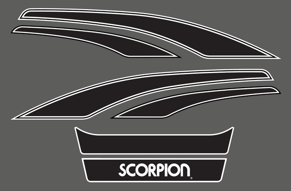 1978 Scorpion Whip/Sting Hood Decals