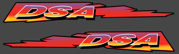 1997 Ski-Doo Mach Z DSA Trailing Arm Decals