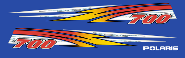 2001 Polaris 700 SKS Hood Decals