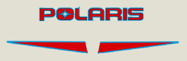 1994 Polaris XCR 600 Nose Cone Decals