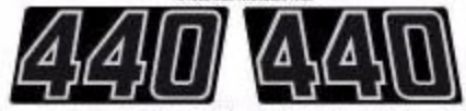 1974 Arctic Cat El-Tigre 440 Hood Decals