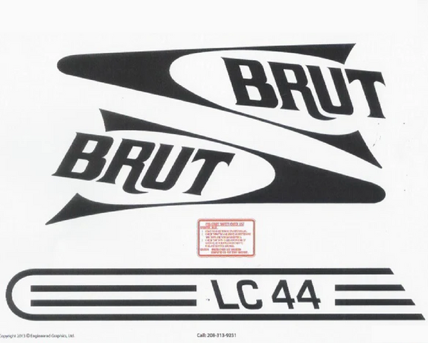 1972 Brut LC Decal Kit