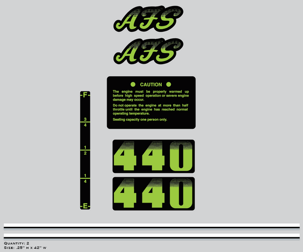 1990 Arctic Cat JAG Assorted Decals