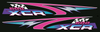 1996 Polaris SP XCR 600 Lower Hood Decals