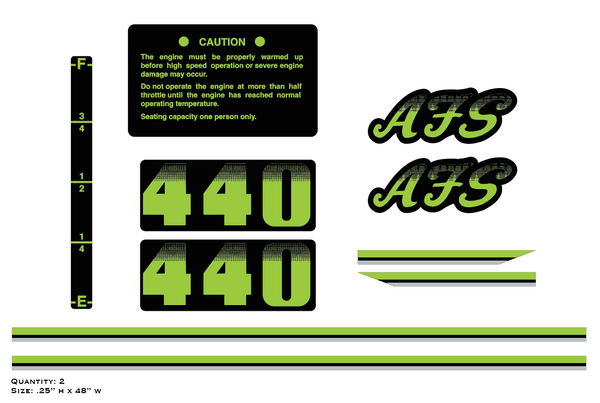1990 Arctic Cat JAG Assorted Decals