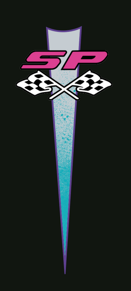 1996 Polaris XCR 600 SP Top Hood Decal