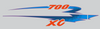 1998 Polaris 700 XC Right Side Hood Decals