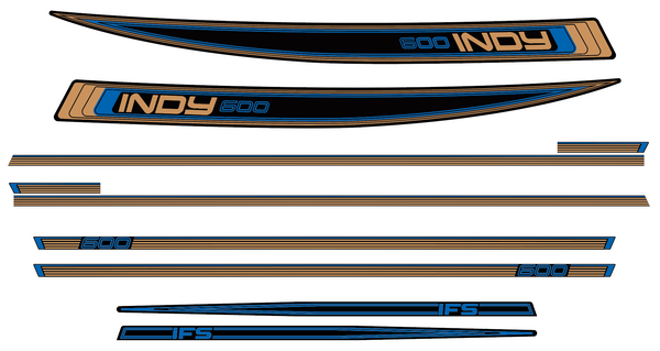 1984 Polaris Indy 600 Decals