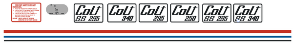 1972 Polaris Colt Decals