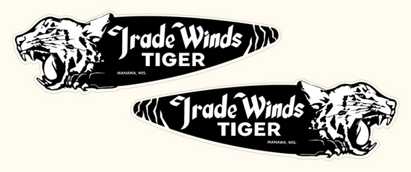 Trade Winds Tiger Snowmobile Tiger Hood Decals