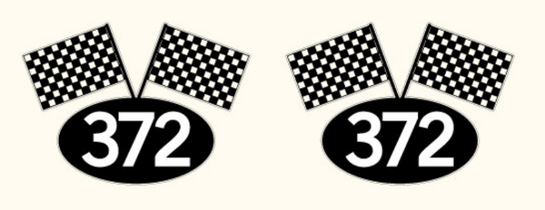 Trade Winds Tiger Snowmobile 372 Hood Decals