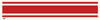 Trade Winds Tiger Snowmobile Wide Red Hood Stripe Decal