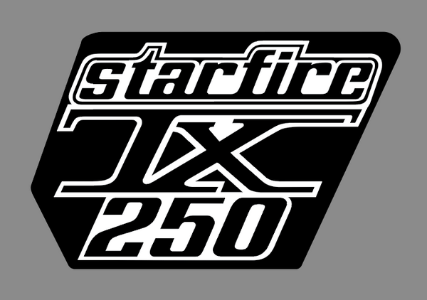 1976 Polaris Small Starfire TX 250 Decal