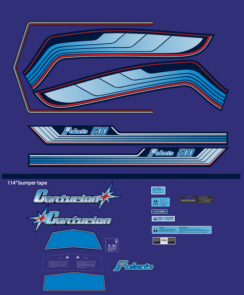 Polaris 1980 500 Centurion Decal Kit