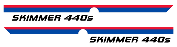Evinrude 1976 1776 440s Skimmer Tunnel Decals