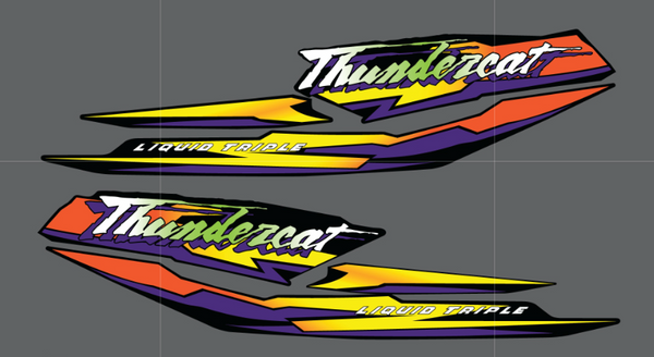 1998 Arctic Cat Thundercat Main Hood Decals
