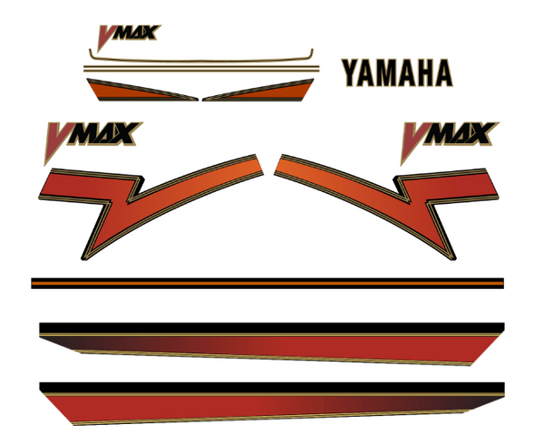Yamaha 1987 V-Max Decal Kit