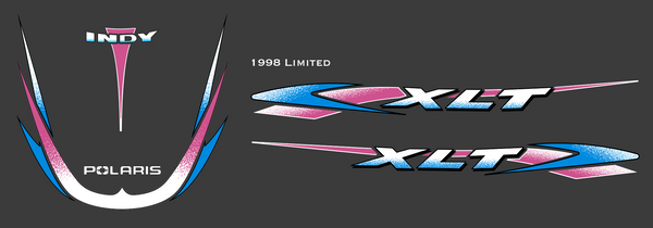 1998 Polaris XLT Limited Hood Decals