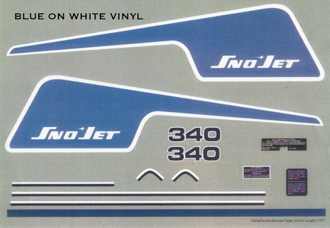 1976 Sno-Jet Astro SS Decal Kit
